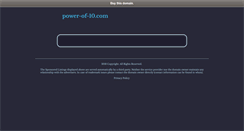 Desktop Screenshot of power-of-10.com